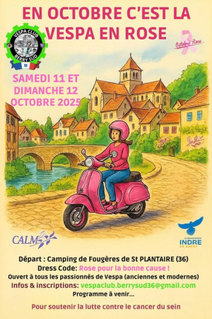 2ème Concentration Vespa dans le Berry